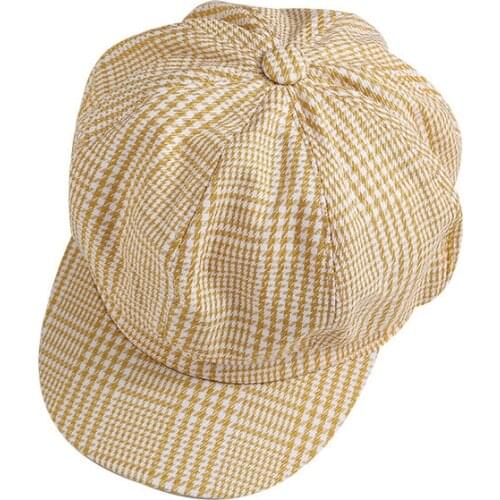 Women Beret Autumu And Winter Fashion Solid Color Keep Warm Cap High Quality Streetwear Hat Painter Newsboy Octagonal Cap TG0205