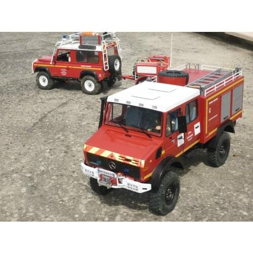 1/10 RC Unni monk fire army trucks/ Benz Body Unpainted for Axial SCX10 RC8WD D90 Chassis ax90027 90028 ax90035 90022 313mm