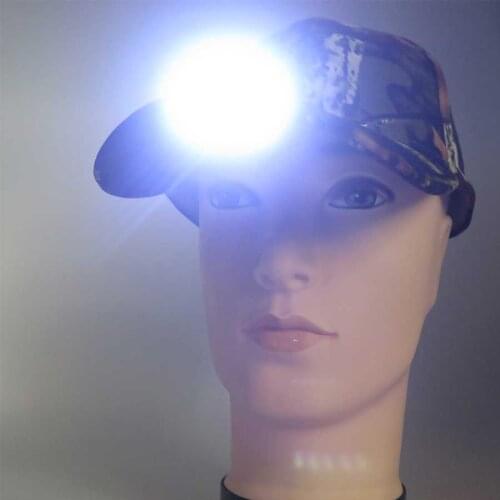 1 piece Adjustable Military Hunting Fishing Hat black and colorful fishing cap with LED light