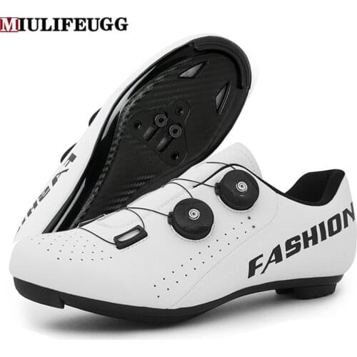 2021 Road Cycling Flat Shoes MTB Sneakers Men Footwear Dirt Bike Carbon Racing Clit Sports Bicycle Mountain Spd Speed Cleat