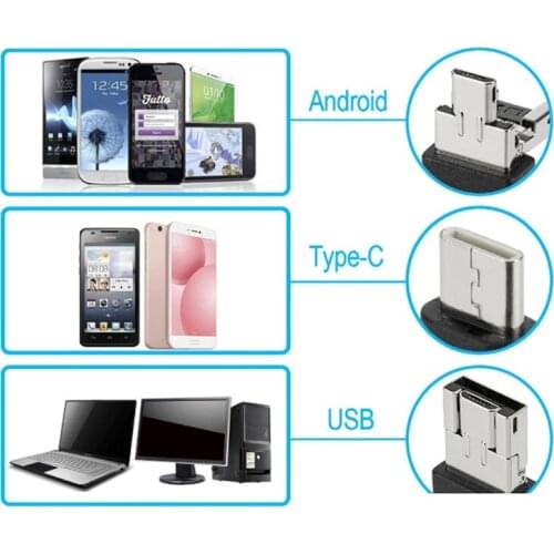 3 in 1 Professional Multifunctional In Ear Cleaning Endoscope Visual Ear Spoon 5.5mm Ear pick Otoscope Borescope Tool