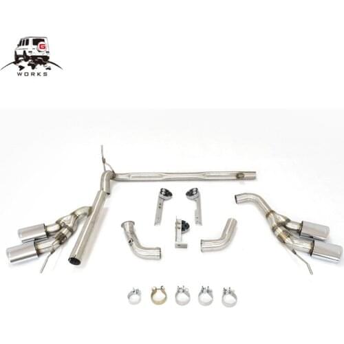 350D exhaust fit for G-class W463 350D CDI style to G63 look exhaust system for 350D