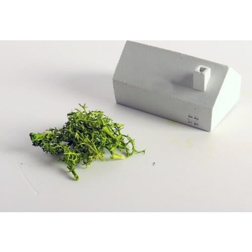 Concrete pressure Book Paperweight Cement creative book paper stone calligraphy decoration house shape supplies silicone mold