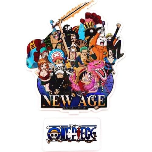 One Piece Luffy Zoro Sanji Robin Nami Usopp Chopper Brook Franky acrylic standee figurines cake topper desk decoration anime