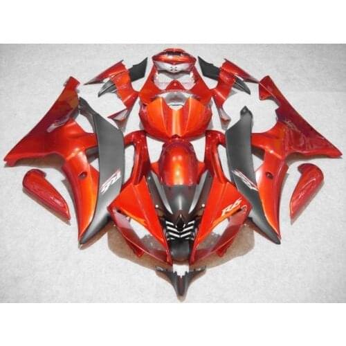 Injection Mold Fairing kit for YAMAHA YZFR6 08 09 10 11 12 14 15 YZF R6 2008 2010 2015 YZF600 Red black Fairings Set+7gifts YD01
