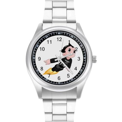 Astroboy Quartz Watch Design Unusual Wrist Watch Stainless Photo Sport Couple Wristwatch