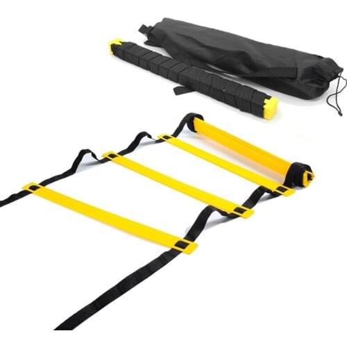 2/3/4/5/6/7/8m Nylon Straps Agility Ladder Soccer Football Ladder Speed Training Stairs Equipment Outdoor Sports Practice