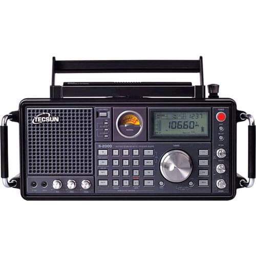 TECSUN S-2000 HAM Amateur Radio SSB Dual Conversion PLL FM/MW/SW/LW Air Band，High sensitivity and Multi-functional