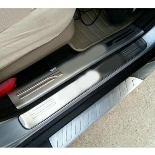 Stainless steel scuff plate door sill covers for Kia Sportage 2007 2008 2009-2013 car styling auto accessories