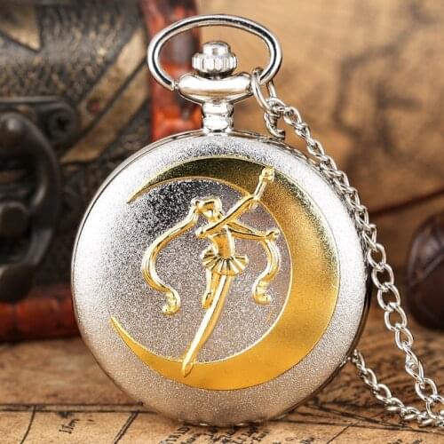 New Fashion Silver Grand Quartz Pocket Watch Luxury Golden Womens Necklace Pendant Chain Floral rattan Pocket Watch Gifts