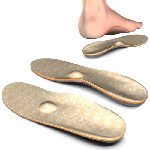 Yellow Printing EVA Orthotic Targeted Cushioning,Arch Support Inserted Insole Comfort Insoles for Heel, Arch,Ball of Foot