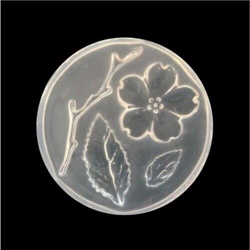 Transparent Silicone Mould Resin Decorative Craft DIY Different sizes flower branch leaves Type epoxy resin molds for jewelry