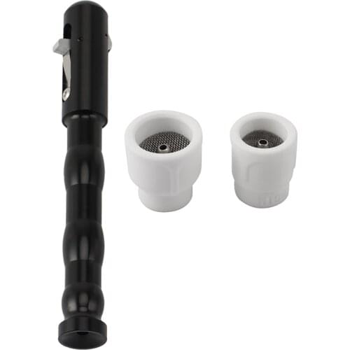 Welding Tig Pen Finger Feeder Rod Holder Filler Wire Pen +2Pcs Ceramic Welding Cup Set 10 12 Welding Cups