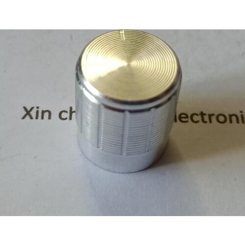 23*17mm silver aluminum alloy potentiometer Rotary switch knob