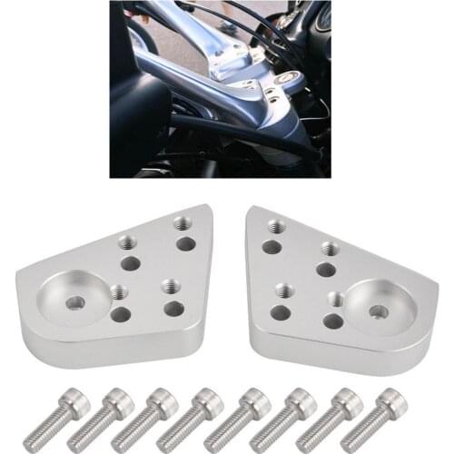 Handlebar Risers Motorcycle Accessories CNC Handlebar Riser Up Clamp Assembly fit for BMW R1100RT 1994-2001 R1150RT 2001-2003