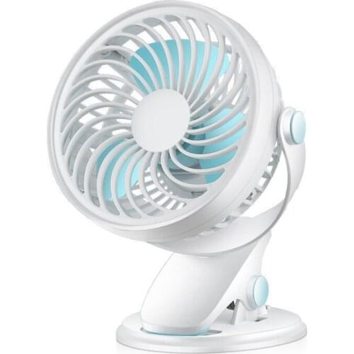 USB Clip-on Fan 360 degree Rotating Silent Small Fan Portable Small Fan, Suitable for Office Desk, Bedroom, Kitchen