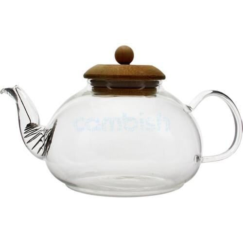 Perotti With Bamboo Lid Glass Teapot 1000 ml