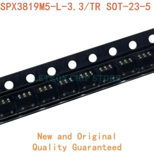 20PCS SPX3819M5-L-3.3/TR SOT-23-5 3.3V SOT23-5 SMD Transistor new and original IC Chipset