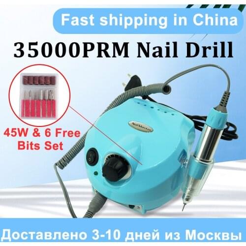35000 RPM Electric Nail Drill Machine Electric Manicure Nail Machine Drill Bits For Nail Art Salon Strong Pedicure Gel Cutter