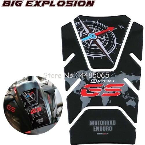 Motorcycle stickers 3D Motorcycle Motorcycle Fuel Gas Tank Pad Protector Case for BMW R1200GS R1200 GS Adventure ADV 2014-2018