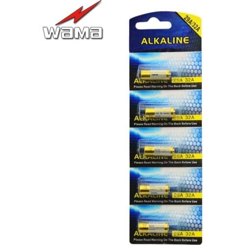 5pcs/Lot 32A LR32 29A L822 9V Battery for Motorcycle Key Remote Control Safety Alarm Laser Pen Toy Torch