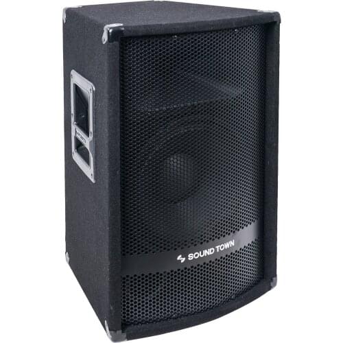 Sound Town 12" 600W Active DJ PA Speaker Bluetooth 3-Channel Mixer (METIS-112PW)