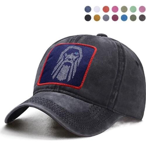 Odin Vikings Go To Valhall Baseball Cap Harajuku Hip Hop Dad Solid Trucker Caps Sun Shade Hat Casquette Snapback Womnan Man Caps