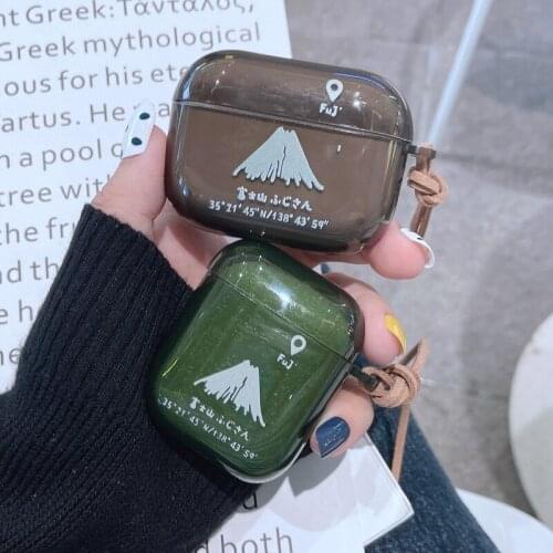 Japan Mount Fuji for Airpods 1 2 Pro Soft Silicone Earphone Cover Case Earpods Headset Protective Sleeve Apple Airpods 2 Case