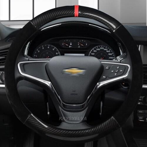 Car Steering-wheels Cover 37 38cm 15" for For Holden Chevrolet Cruze Malibu Sail Spark Captiva Equinox Trax/Tracker AVEO Lova RV