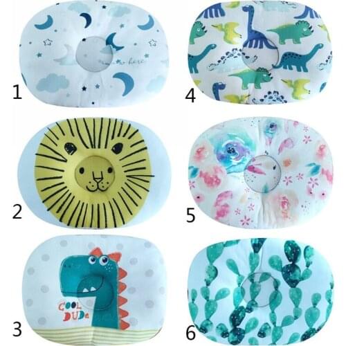 Baby Printing Nursing Pillow Head Shaping Cushion Support for Infants Newborn 094F