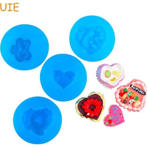 GYL036U,GYL194U,GYL226U,GYL256U Cream Cake Silicone Mold - Cookie Biscuit Gum Paste Cake Craft Resin Polymer Clay Push Mold