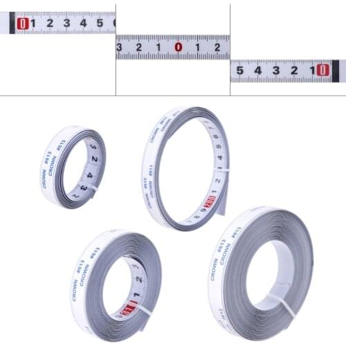 1-5m Rust-Proof Durable & Wear-Resistan Miter Track Tape Measure Self Adhesive Metric Scale Ruler