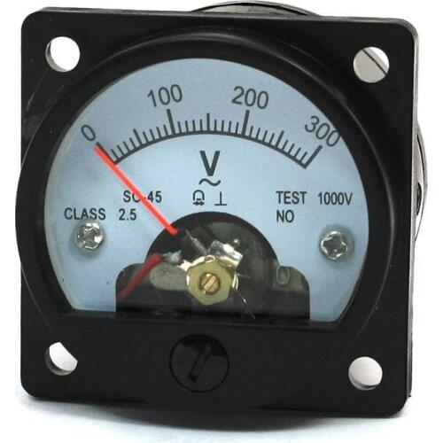 Class 2.5 Voltmeter SO-45 Accuracy AC 0-300V Voltage Test Pa