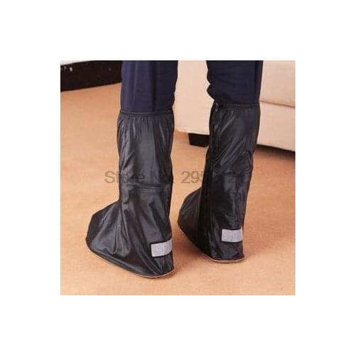 By dhl or ems 50pairs Waterproof Rain Shoe Covers Thicker Scooter Non-slip Boots Covers 100% Waterproof Adjusting Tightness care