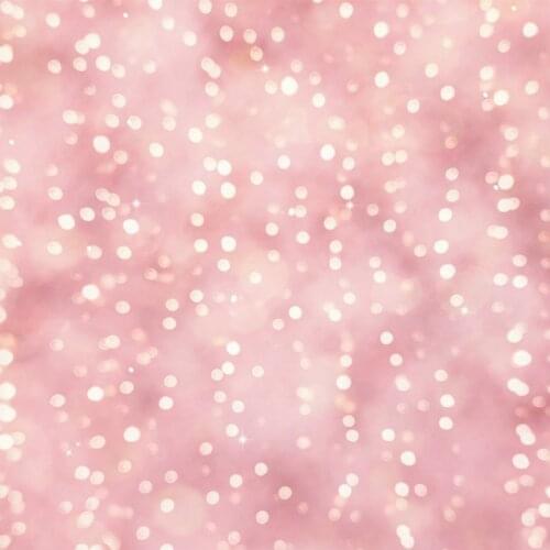 Laeacco Pink Solid Color Surface Dreamy Polka Dots Light Bokeh Baby Child Birthday Party Photography Background Photo Studio