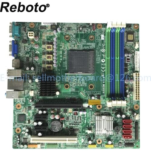 High quality For Lenovo A880M V1.0 Desktop Motherboard FRU 03T6227 RS880PM-LM M77 100% Tested Fast Ship