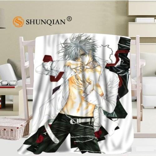 Custom Anime Boy Blanket Soft DIY Your Picture Decoration Bedroom Size 56x80Inch,50X60Inch,40X50Inch A7.10