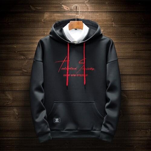 New Fashion Casual Hoodies Sweatshirt Mens Hoodie Pullover Patchwork Print Hip Hop Sweatshirt Streetwear Fashion Tops ZT2305