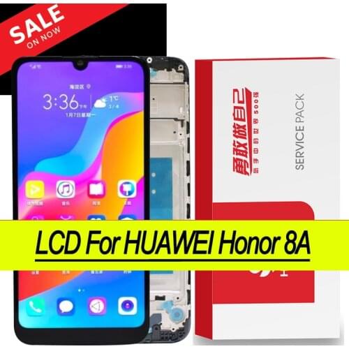 Original 6.09 " Display for Huawei Honor 8A LCD JAT-L29 Display Touch Screen Digitizer JAT-L09 L41 LX1 for Huawei 8A JAT-L29