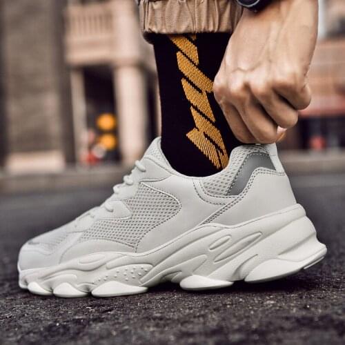 Para spring sports s Male comfortable 2020 mens sapatos slip summer causal white Men hombre shoes Breathable on for zapatos 39