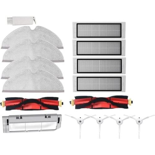TOP!-Main Brush,Side Brush,Cleaning Cloth for Xiaomi Roborock S5Max/S50/S55/S6/S60/S4/S5/S6Max/E4,Vacuum Cleaner Accessories