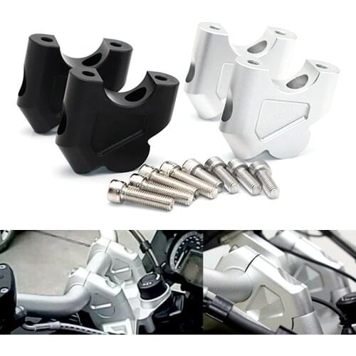 Motorcycle Handlebar Clamp Mount Extension Riser For BMW R1200GS Rallye 2016 2017 2018 2019 Custom