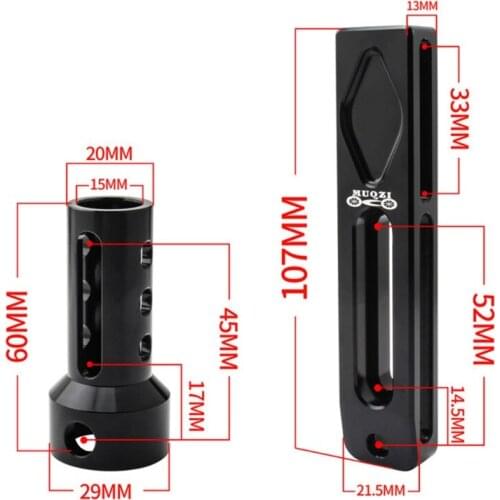 Bicycle Front Rear C-Brake Caliper Extension Adapter Bicycle Mounting Accessories, Front Rear C Brake Accessories