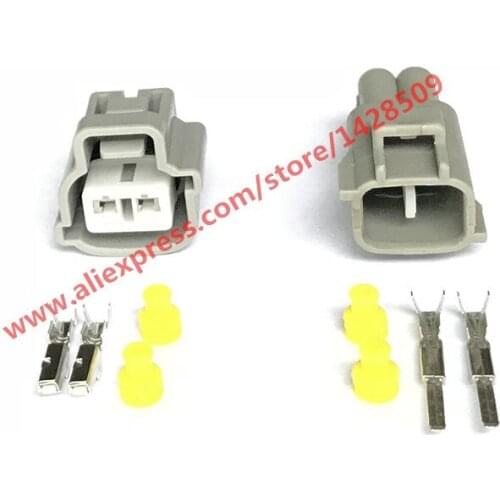 10 Sets 2 Pin Automotive Fog Lamp Plug Harness Sumitomo Connector With Terminals And Rubber Seals