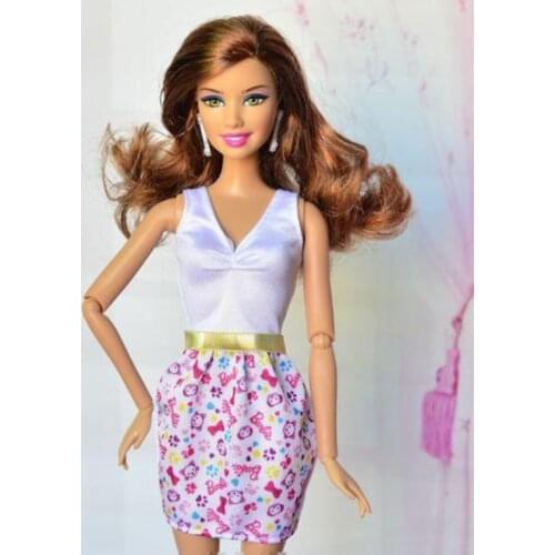 15 styles for choose Festival Gifts For Girls Gift Doll Accessories Suit Short Wedding Dress bobtail Clothes For BB 1:6 Doll