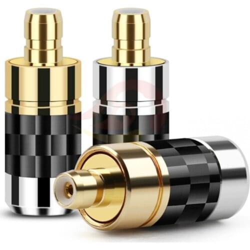 Adapter Jack Earphone Pins Gold Plated Copper Audio Wire Connector For Acoustune 1655 1695Ti HiFi Headset Soldering Male Plug