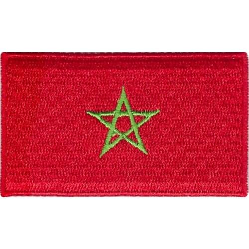 2017 Manufacturer Morocco National Flags Wholesales Bulk Badge
