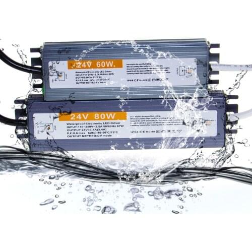 AC DC Lighting Transformers 12V 24V Power Supply 12 24 V Volt IP67 Outdoor Waterproof 24V Power Supply AC-DC 220V TO 12V 10-400W