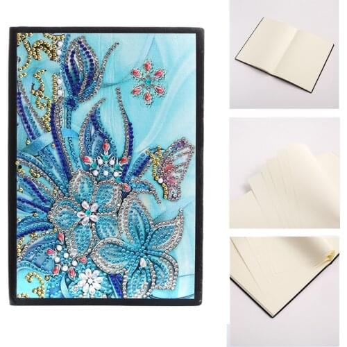 50 Pages Diary Book DIY Special Shape Diamond Painting Notebook Diary Book Sketchbook Embroidery Diamond Cross Stitch Craft Gift