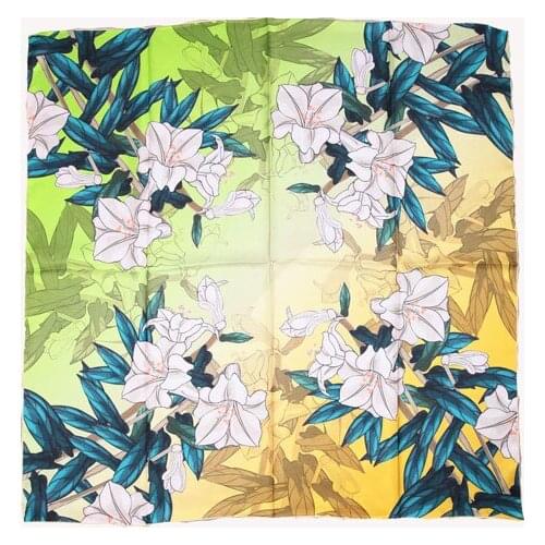 ELEGANT HANDMADE BRAND 100%Twill Silk Scarf TWIC-209512A